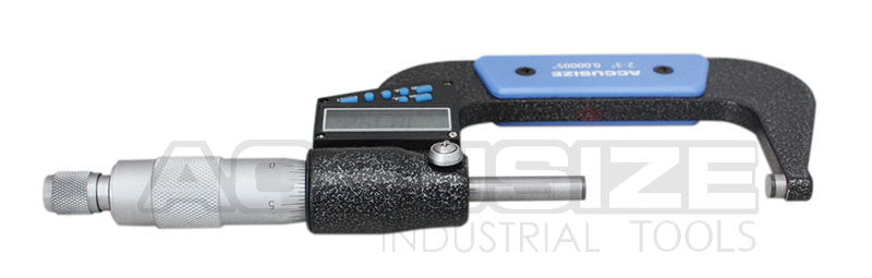 3ps/set, 0-1", 1-2", 2-3" 7-Key-Electronic-Digital-Micrometers inch/metric, #AC21-1022-2022-3022