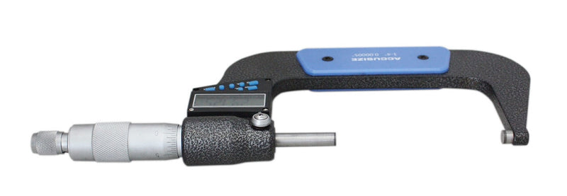 Electronic Digital Micrometers, 7 Keys, 0-1", 1-2", 2-3", 3-4", 4-5", & 5-6", inch, imperial
