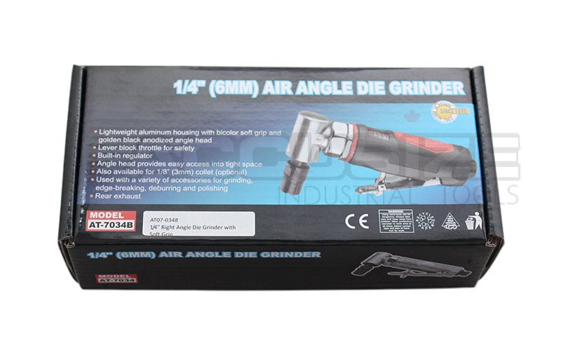 Meuleuse à air 1/4" (6 mm) avec poignée souple, #AT07 -0348