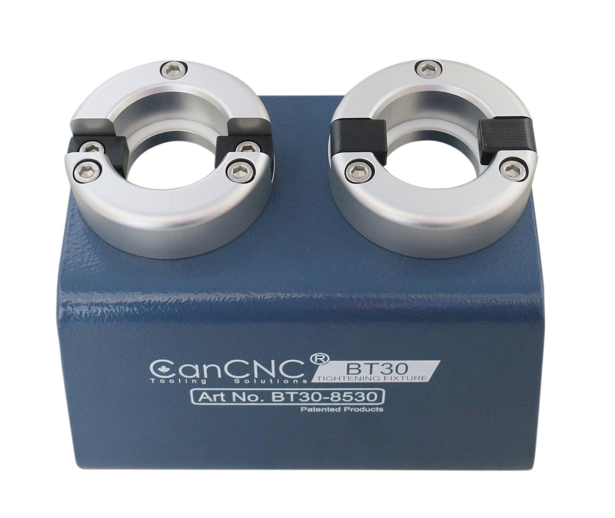 Bt30 Tool Holder Tightening Fixture for Universal C.N.C. Equipment, Double Head Anodized Hardened, Bt30-8530