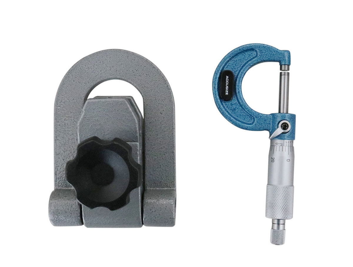 0-1" Ultra-Precision M-Type Outside Mic, with Micrometer Holder, #C153-EG01