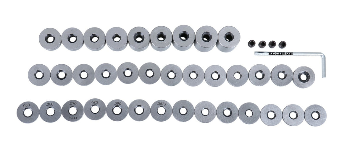 3604-7001, 36 PCS Steel Spacer Block Sets