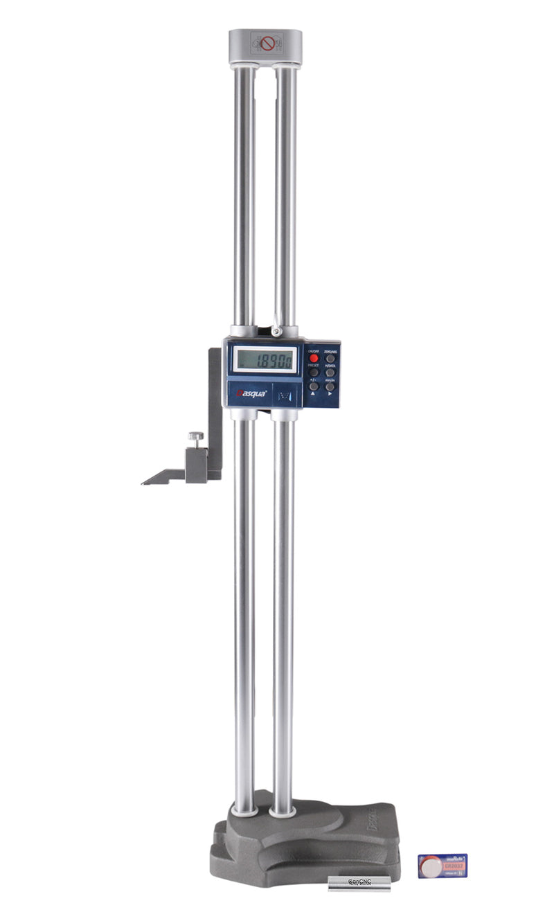 0-24''/0-600 mm by 0.001'' Electronic Digital Double Beam Height Gage, Edbh-0024