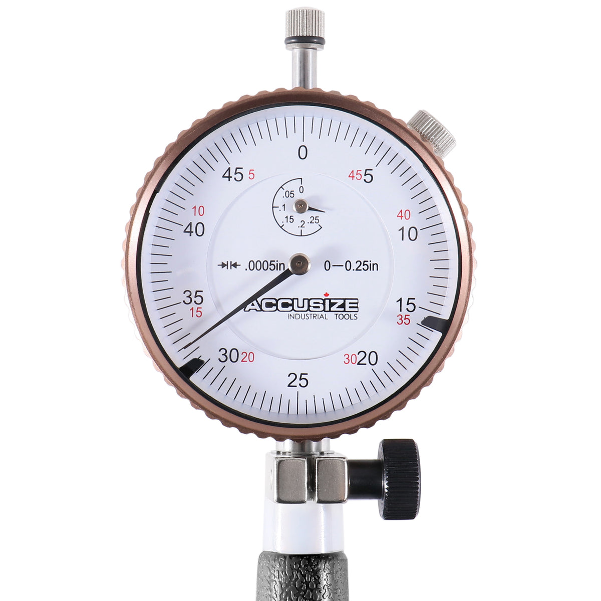 0.4-0.7'' by 0.0005'' Dial Bore Gage, Stem Length 4'', Ee20-5007