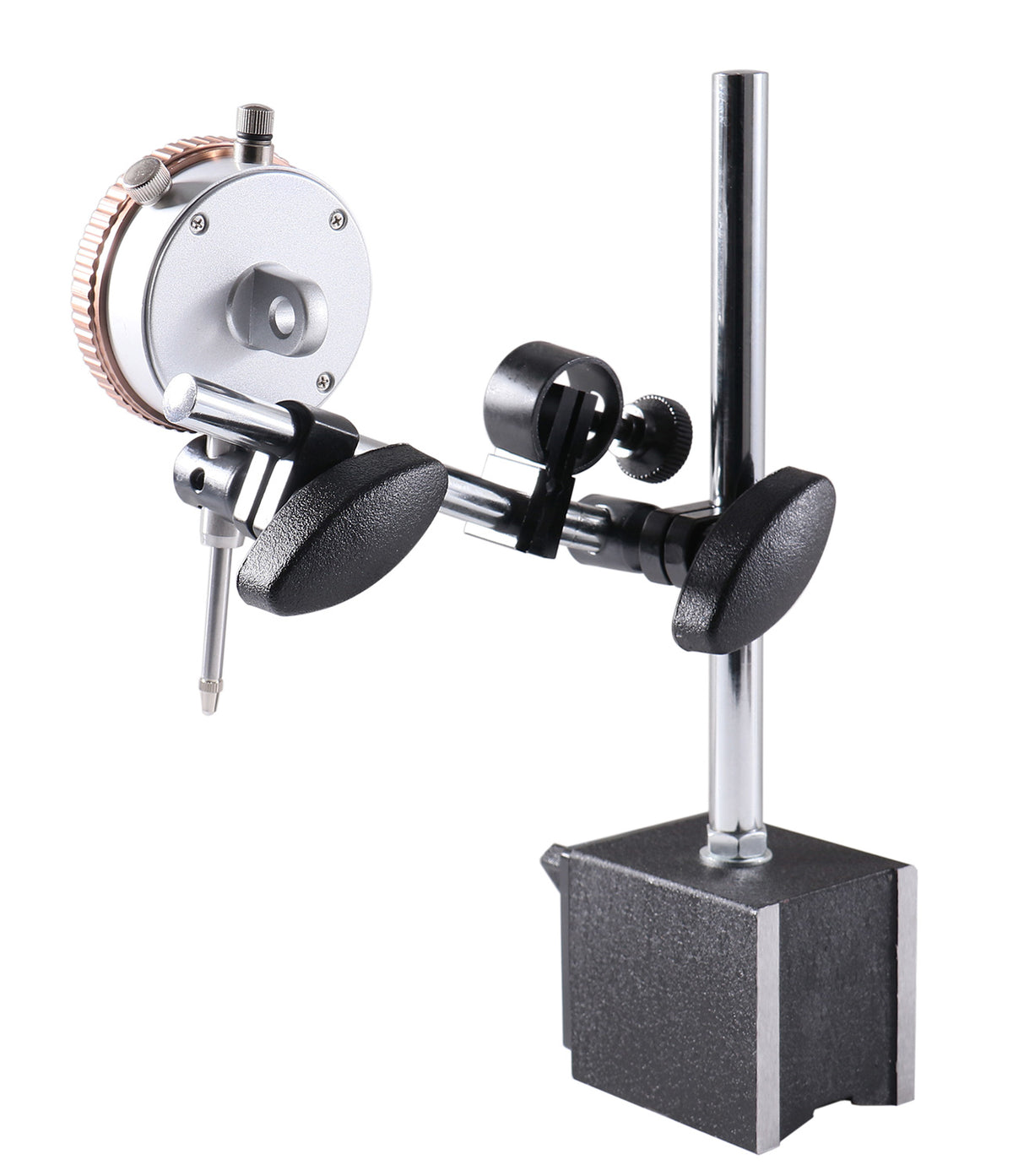 3 Pc Set, 110 Lb Capacity Magnetic Base, 0-1'' by 0.001'' Dial Indicator and 22 Ps Indicator Point Kit, Eg01-1039