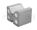 Mandrin à bloc magnétique universel « V » 1-7/8x2-3/8x2", capacité ronde 2", EG06-2004