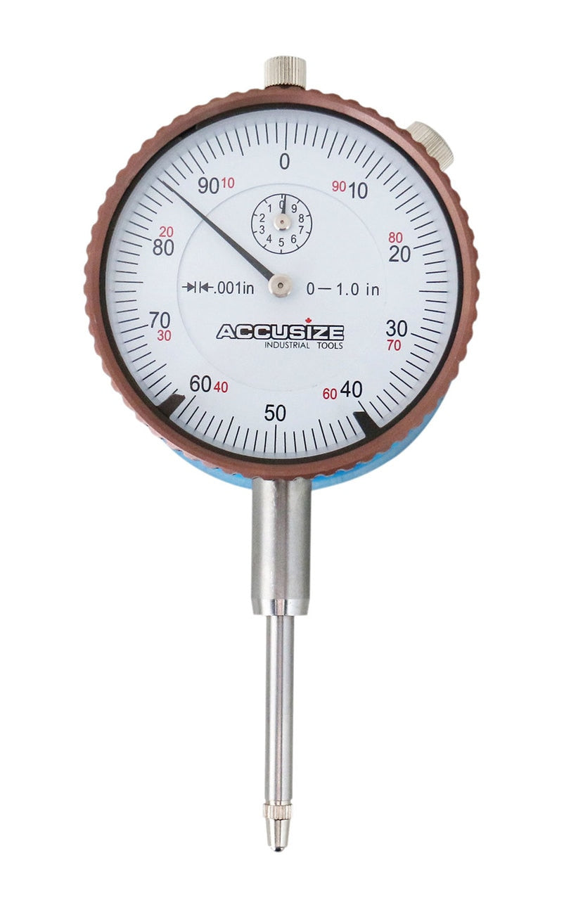 EG08-1600 Magnetic Back with P900-S102 Dial Indicator, 0–1" × 0.001"