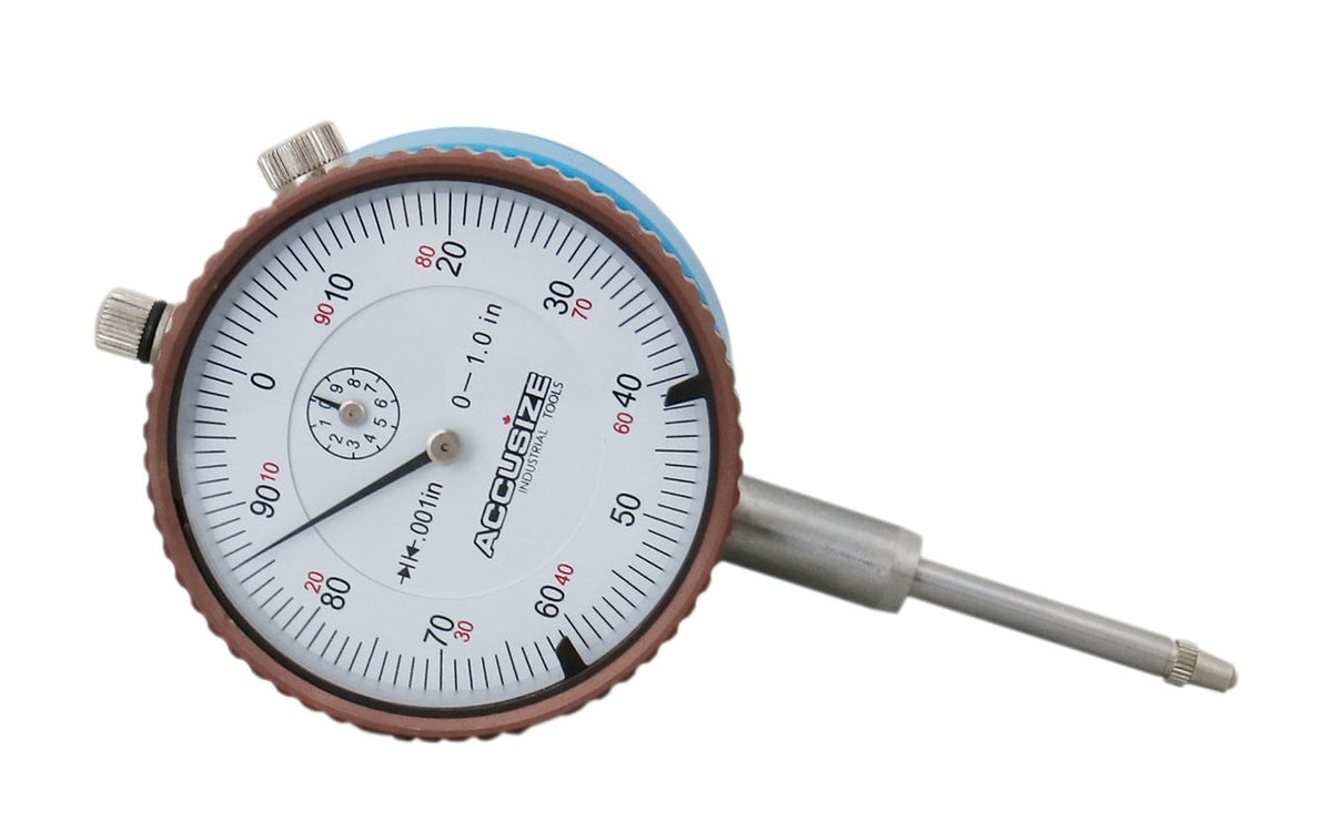 EG08-1600 Magnetic Back with P900-S102 Dial Indicator, 0–1" × 0.001"