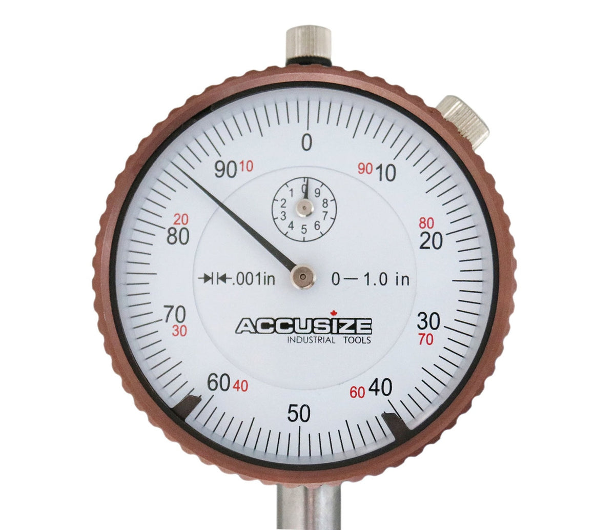 EG08-1600 Magnetic Back with P900-S102 Dial Indicator, 0–1" × 0.001"