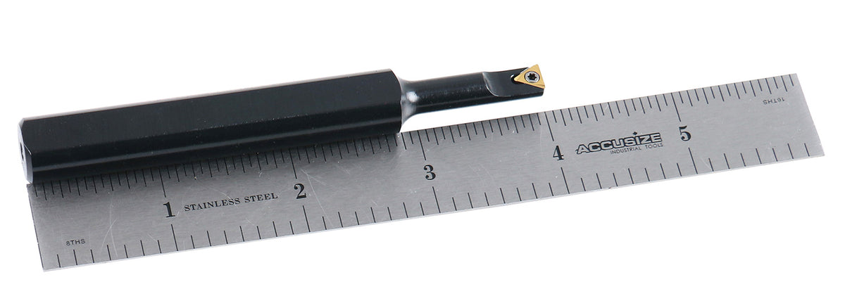 P252-S412, 31 Ps/Jeu de barres d'alésage indexables, avec inserts TCMT, nickelé