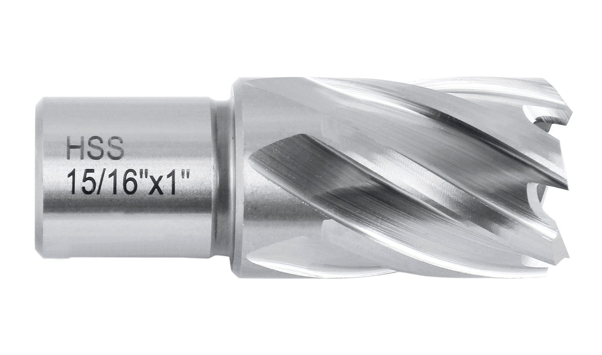 Jeu de 8 couteaux annulaires HSS de 1 po Profondeur, 7/16", 9/16", 11/16", 13/16", 15/16", 1-1/16", HCS1-0000