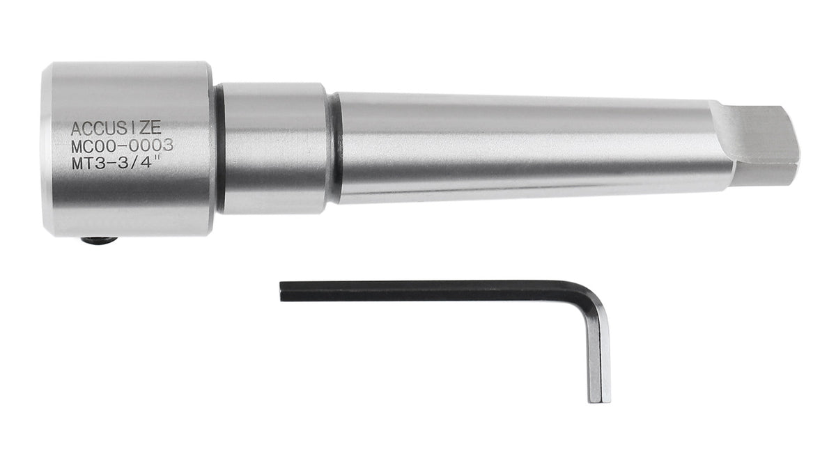 Annular Cutter Arbor, Mt3 to 3/4'' Weldon Shank for Drill-Use Annular Cutter on Drill Press, Mc00-0003