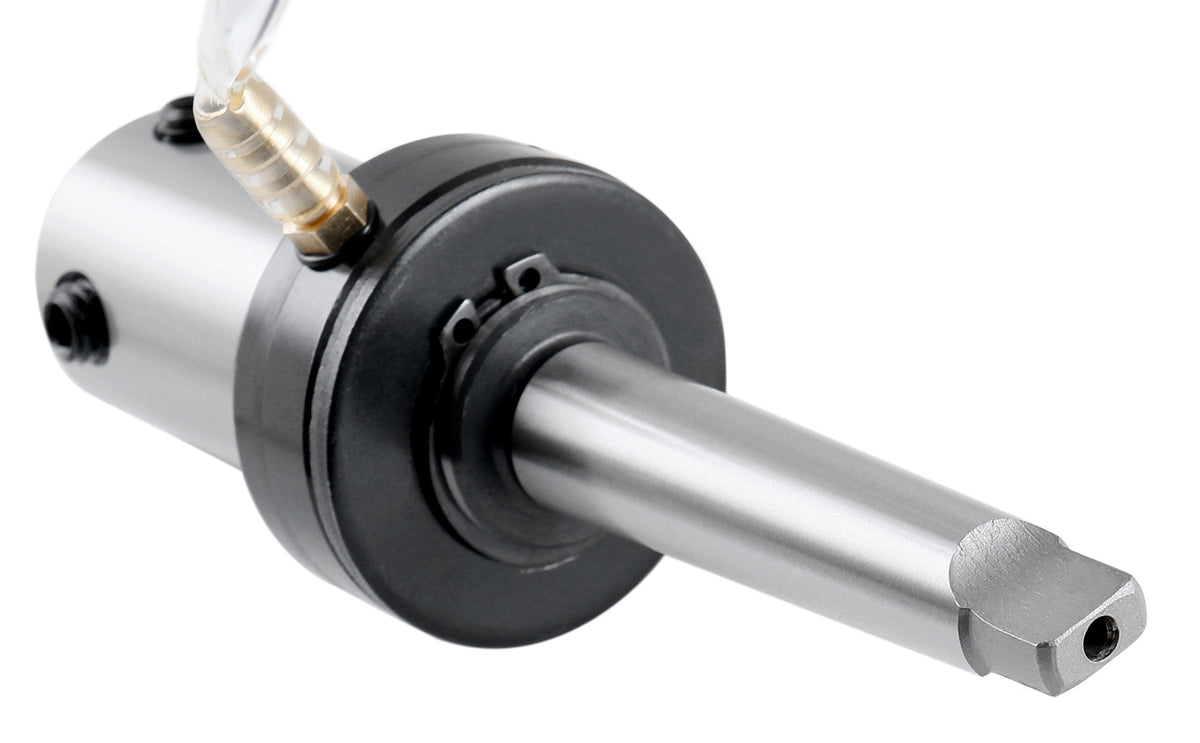 Mt2 to 3/4 inch Weldon Shank with Coolant System for Drill-Use Annular Cutter on Drill Press, Mc10-0002