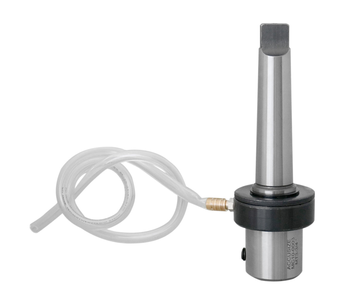 Mt3 to 3/4'' Weldon Shank, Annular Cutter Arbor with Coolant System for Drill- Use Annular Cutter on Drill Press, Mc10-0003