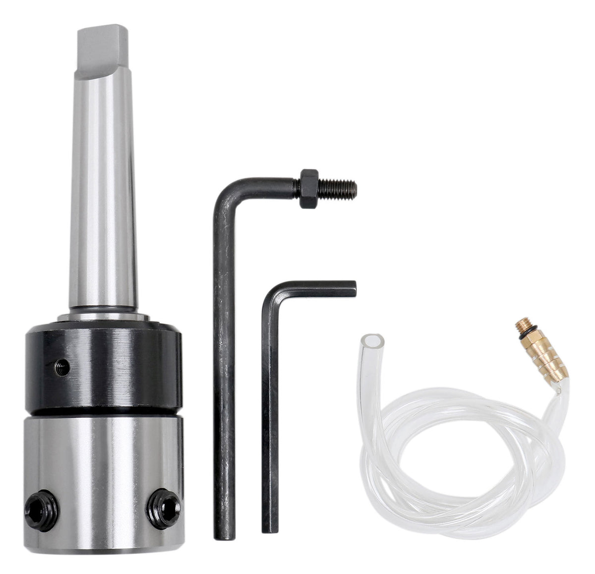 Annular Cutter Arbor, Mt3 to 1-1/4'' Weldon Shank with Coolant System for Drill-Use Annular Cutters, Mc10-0332