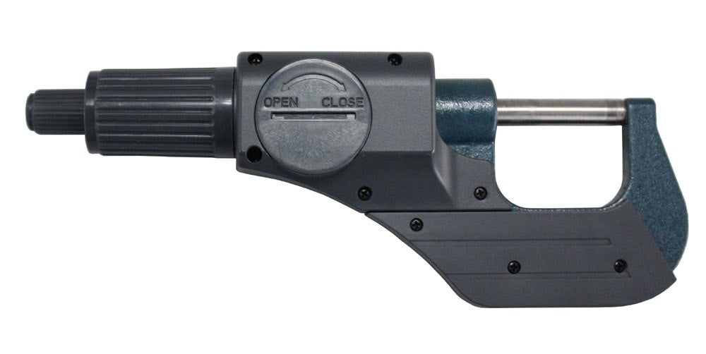 Electronic Digital Outside Mic 0-1"/0-25 mm x0.0005" /0-25mmx0.001mm, with Micrometer Holder, #S907-MD01