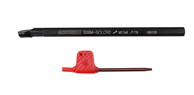 P252-S401x10, 10 Pcs 3/8x6" RH SCLCR Porte-outils pour barre d'alésage indexable avec insert