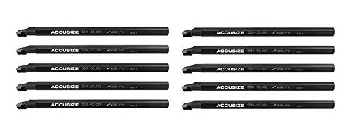 P252-S403x10, 10 Ps 1/2"x7" RH SCLCR3 Porte-outil de barre d'alésage indexable avec insert