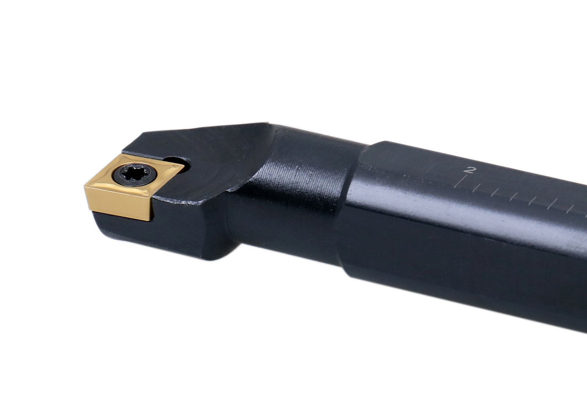 3/4'' by 10'' Right-Hand Sclcr Indexable Boring Bar Tool Holder with Ccmt Inserts, P252-S407x10