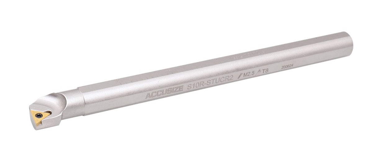 P252-S412, 31 Ps/Jeu de barres d'alésage indexables, avec inserts TCMT, nickelé