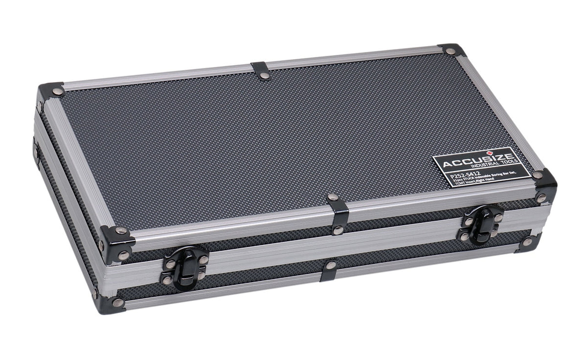 P252-S412, 31 Ps/Jeu de barres d'alésage indexables, avec inserts TCMT, nickelé