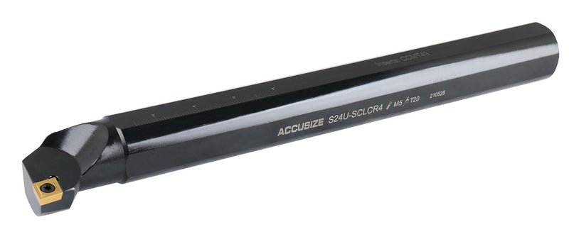 1-1/2'' by 14'' Overall Length, Rh Sclcr Indexable Boring Bar with Ccmt432 Carbide Inserts, P252-S415