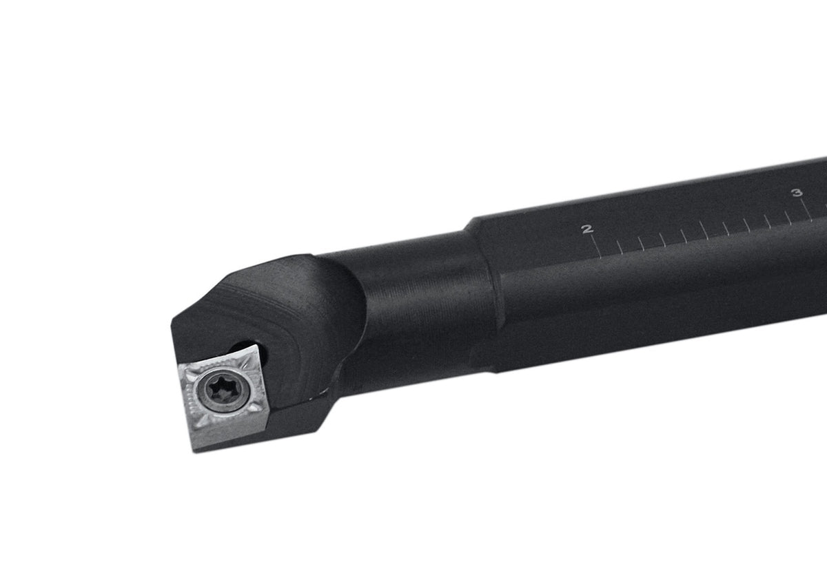 Barres d'alésage indexables RH SCLCR avec inserts pour couper l'aluminium, Clé incluse, y compris 1/2", 5/8", 3/4" & 1"