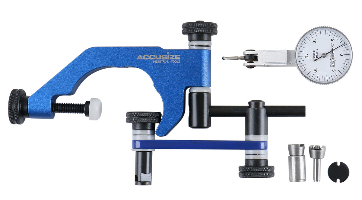 '- 0.03'' by 0.0005'' Dial Test Indicator in Fitted Box Plus 1pc Professional Universal Indicator Holder, P900-S186