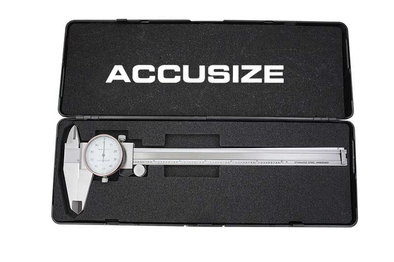 Dial Caliper, Stainless Steel, Inch.