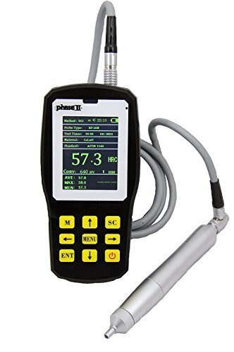 Phase II+ Portable Ultrasonic Hardness Tester w/ 10kgf Probe (Manual), #PHT-6010
