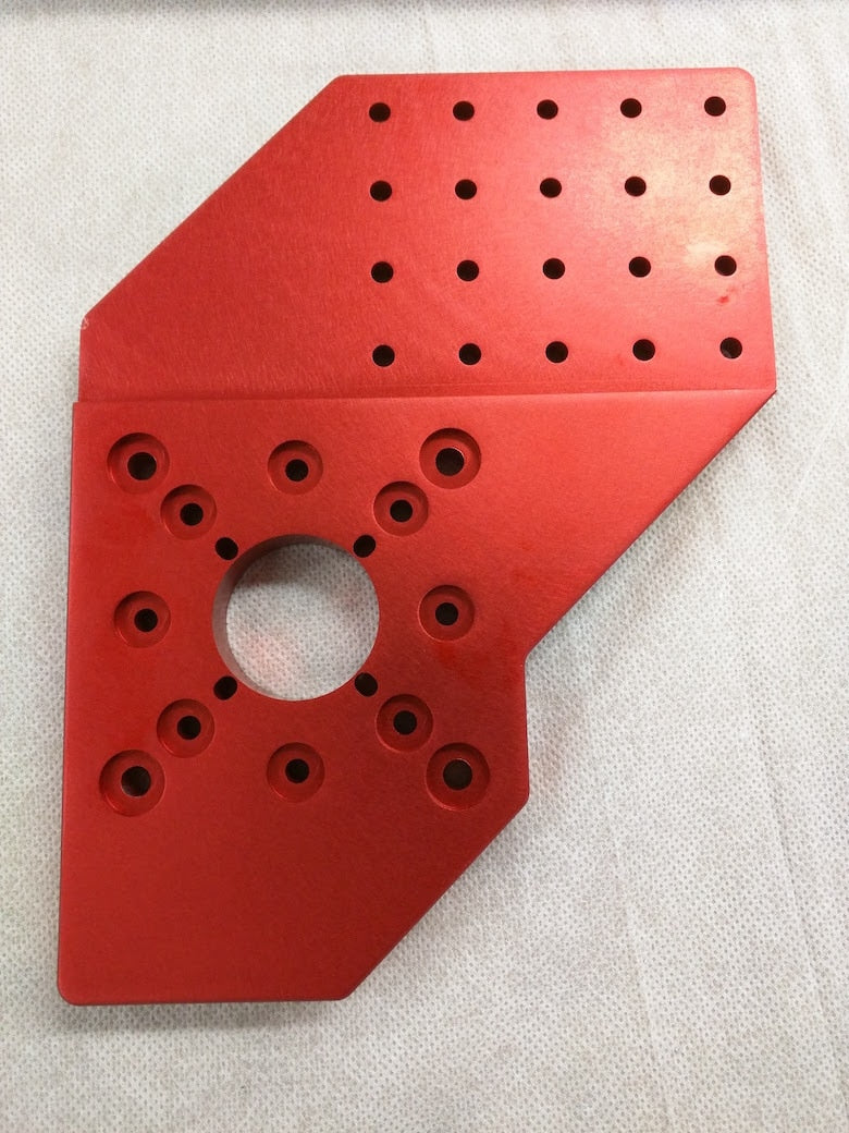 RoverCNC OX - OX Base Plates (4pcs. Base Joining Plates) - RED,