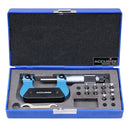 0-1'' by 0.001'' Screw Thread Micrometer with 5 Anvil in Fitted Box, S916-C750