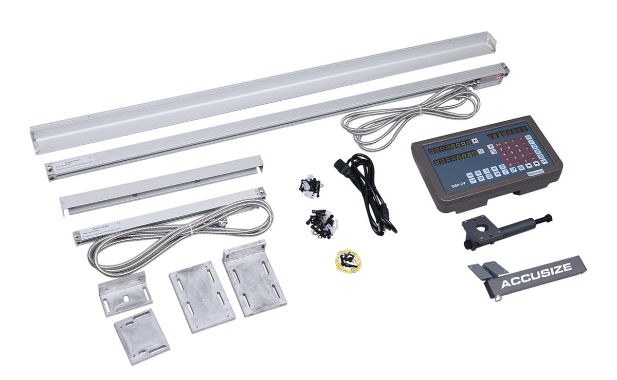 Paquets DRO 2 axes pour machines à tour, balances en verre (X, Y)