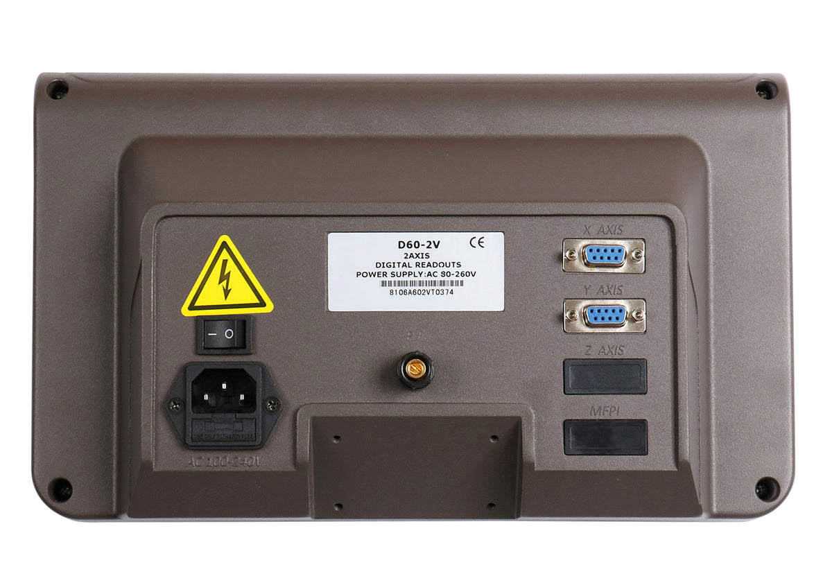 Paquets de fraiseuses DRO 2 axes (X, Y)