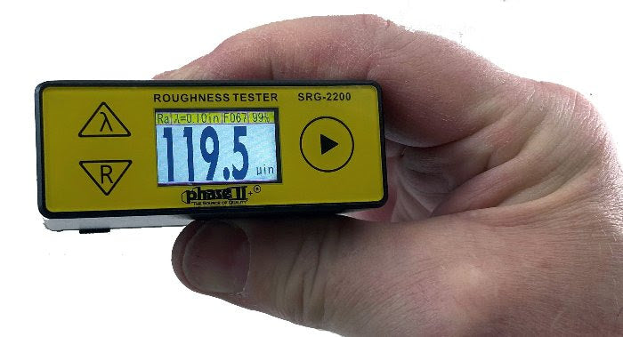 SRG-2200, Mini Surface Roughness Tester with Bluetooth Data Output