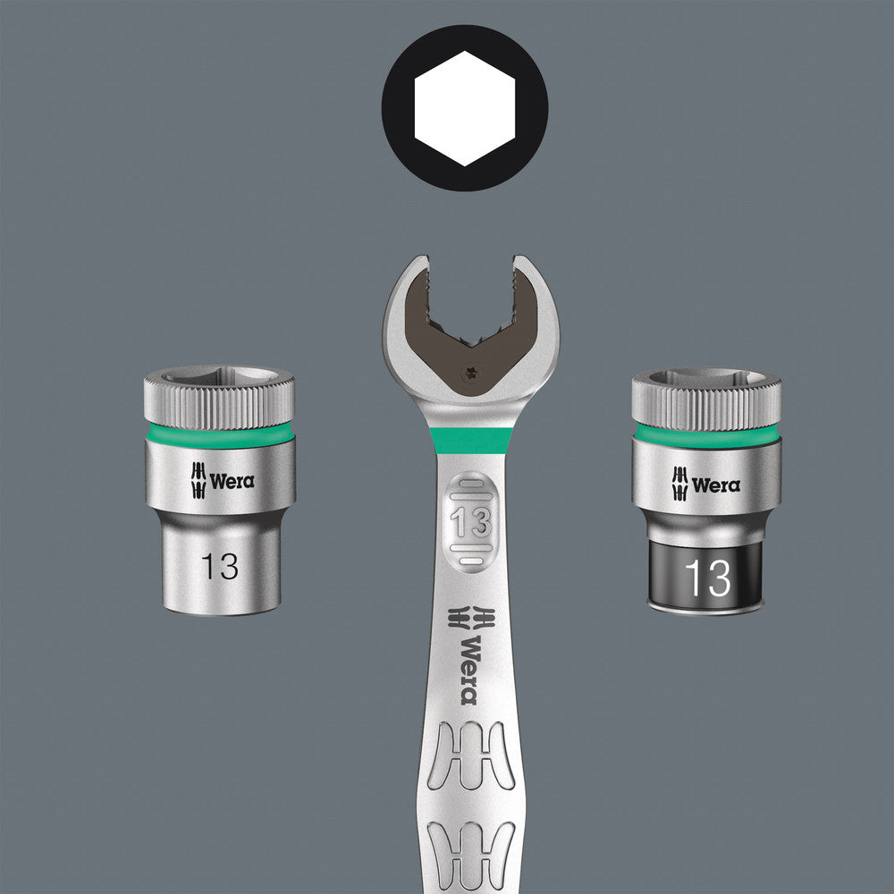 Wera 6000 Joker 4 Imperial Set 1 Set of ratcheting combination wrenches, Imperial, 4pieces, SKU #5073295001