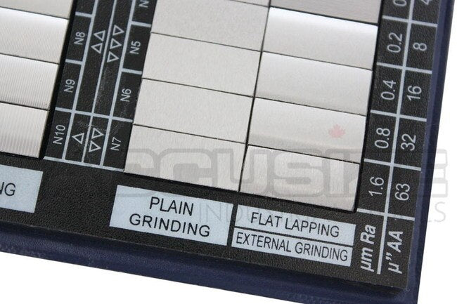 Surface Roughness Comparator Inch/Metric Combo, 3602-0226