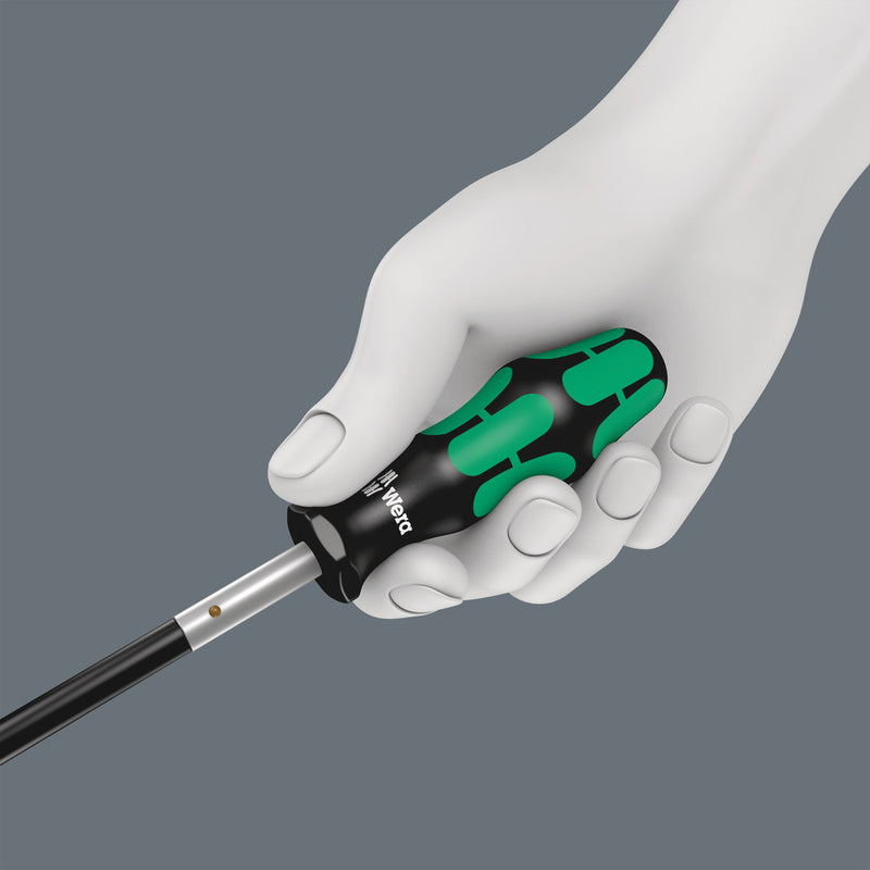 Wera 392 Bitholding screwdriver with flexible shaft, 1/4" x 177 mm