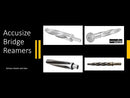 M2 H.S.S. Standard Spiral Flute Premium Car Reamer Set, Black Oxide