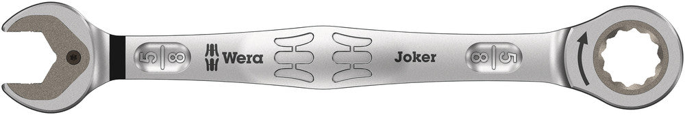 Wera 6000 Joker Ratcheting combination wrenches, Imperial, 5/8" x 212 mm, SKU #5073285001