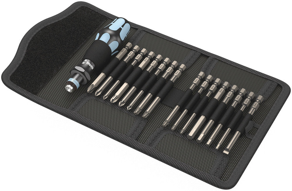 Wera Kraftform Kompakt 60, stainless, 17 pieces, SKU #5071116001