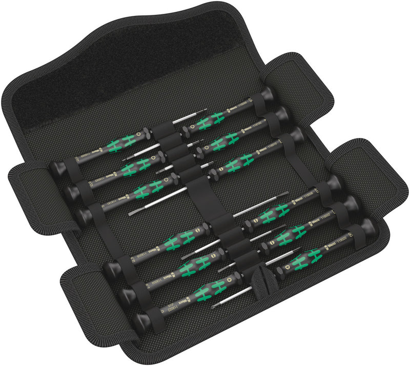Wera Kraftform Micro 12 Universal 1 screwdriver set for electronic applications, 12pieces