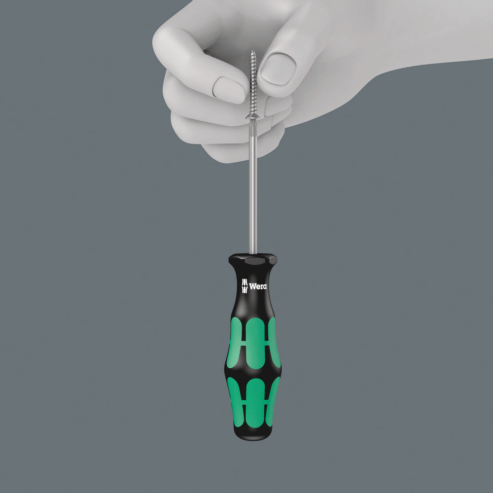 Wera 367/7 TORX® HF Kraftform Plus screwdriver set with holding function and rack, 7 pieces, SKU #5223161001