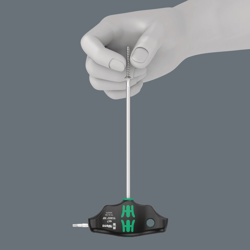 Wera 454/10 HF Set Imperial 1 screwdiver set T-handle screwdrivers Hex-Plus with holding function, Imperial, 10pieces, SKU #5023451001