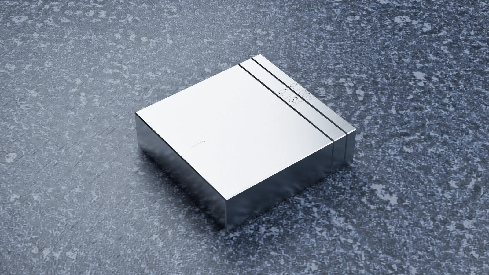 Accusize gage blocks assembled to build a reference length