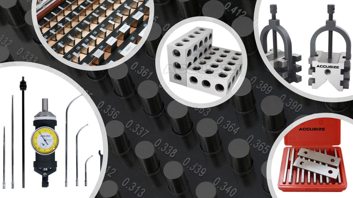 For fast, accurate and reliable measurements, look to Accusize. From measuring kits to quality gage blocks, spacers and balls, you can count on Accusize for precise results. Layout and setup tools are also available to help improve efficiency.