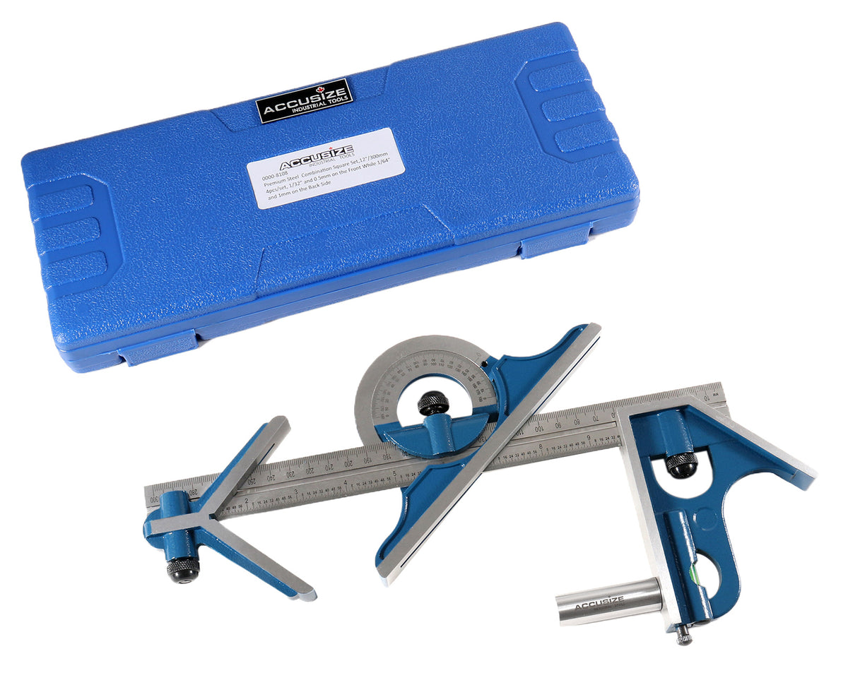4R, E/M Combination Square Ruler Sets