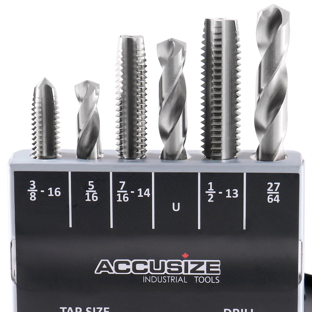 HSS Tap and Drill Set, UNC, 18 Pc, 0001-0040