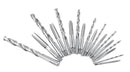 18 Pc H.S.S. Tap and Drill Set, U.N.C., 0001-0040