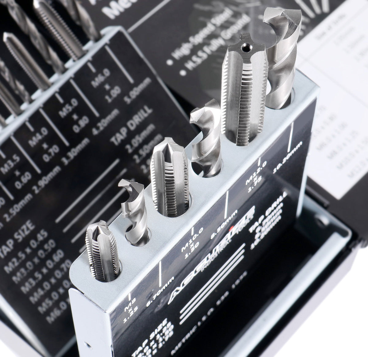 Metric 18 Pc H.S.S. Tap and Drill Set, 0001-0052